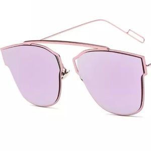 Pink Mirrored Sunglasses